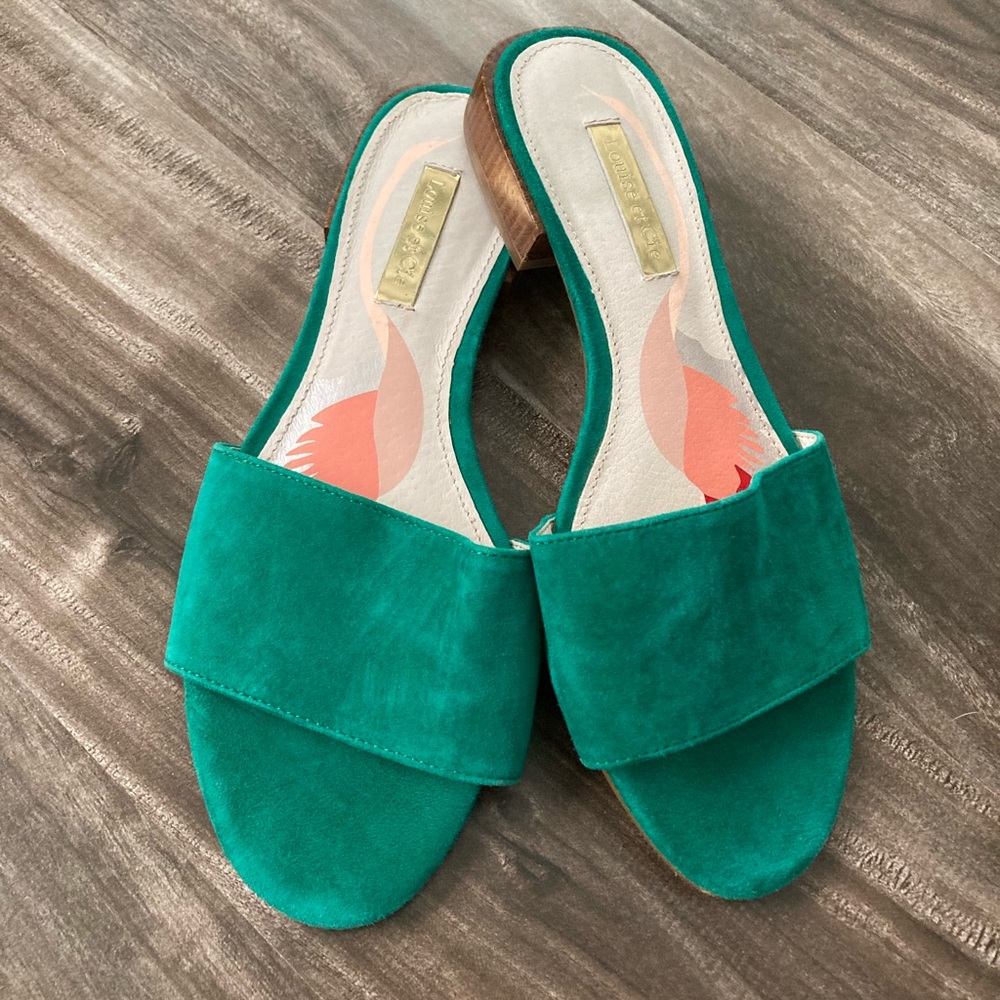 Louise et Cie suede open-toe slide - Picture 3 of 4